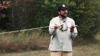 How to Hold Fly Line During the Cast [upl. by Enelec]