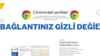 Google Chrome Bağlantınız Gizli Değil Hatası  Google Chrome Bağlantınız Güvenli Değil Hatası [upl. by Teddie]