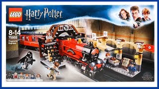 LEGO 75955 Harry Potter Hogwarts Express Speed Build Review [upl. by Wj]