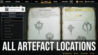 Curator Trophy All Artefact Locations  God of War 2018 [upl. by Ehpotsirhc35]