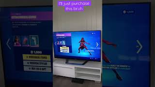 Purchasing Fortnite Isabelle Skin clicking dounds bruh [upl. by Carrissa373]