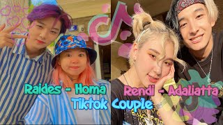 Tiktok Couples Rendipopping And Adaliatta VS Raides And Homa 1 Tiktok Lovely Moments [upl. by Auqenahs]