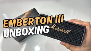 New 2024 Marshall Emerton 3 Black Unboxing [upl. by Alyt380]