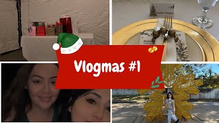 Vlogmas 1 🎄🎅 brunchdecoraciónXmas party vlog vlogmas christmas navidad weeklyvlog [upl. by Steve]