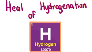 Comparing Heat of Hydrogenation of Organic Compounds [upl. by Maitund854]