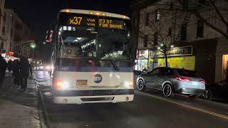 2012 Prevost X345 2471 on Bay Ridge bound X37 at 3 AvBay Ridge Avenue [upl. by Dianna]