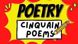 Cinquain Poem for Kids [upl. by Adnohsor]