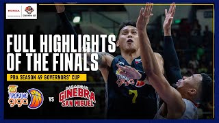 TNT v BRGY GINEBRA  FULL FINALS HIGHLIGHTS  PBA SEASON 49 GOVERNORS CUP [upl. by Hoebart]