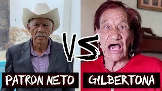 PATRON NETO VS LA GILBERTONA  Pelea pelea [upl. by Yrevi492]