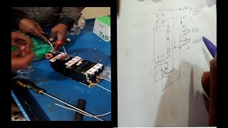 How to wire a magnetic contactor and overload  Direct Online Motor Starter [upl. by Nylidnarb716]