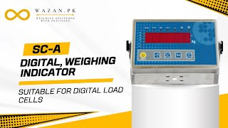 SENSOCAR SPAIN  SCA Digital Weighing Indicator 🌐📦 Product SCA Digital Weighing Indicator 🔧 [upl. by Denyse]