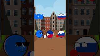 Russia and NATO allies countryballs russia nato india indonesia korea taiwan japan eu [upl. by Kolosick613]