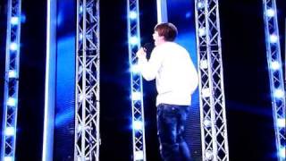 LUKE LUCAS PERFORMS WHOS LOVING YOU X FACTOR AUDITIONS 392011 [upl. by Enelaj]