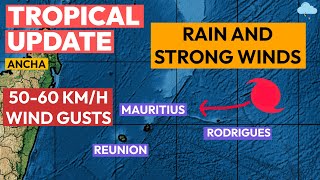 Tropical Storm Ancha What Impacts on Mauritius Rodrigues and Réunion [upl. by Eenat]