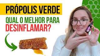 QUAL O MELHOR PRÓPOLIS PARA DESINFLAMAR [upl. by Zehc312]