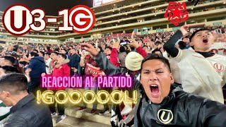 Universitario 31 Garcilaso Reacción al Partido desde el Monumental  Torneo Clausura 2024 [upl. by Lorelie]