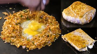 Tamilnadu Famous Pondy Parottas Egg Kothu Parotta Recipe  Very Rare Style Egg Recipes  Street Food [upl. by Llibyc815]