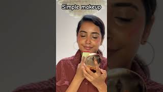 No makeup look  college makeup makeuptutorial aashikagowda collegemakeuplook [upl. by Lanza865]