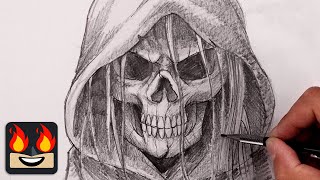 How To Draw the Grim Reaper  Sketch Tutorial [upl. by Carl]