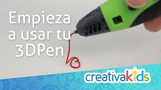 Tutorial Empieza a Usar tu 3DPen [upl. by Inahpit]