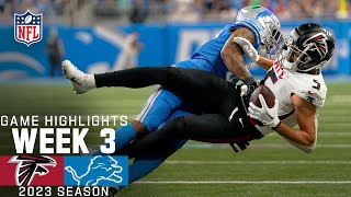 Atlanta Falcons vs Detroit Lions Game Highlights  NFL 2023 Week 3 [upl. by Arielle]