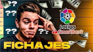 TIER LIST DEL MERCADO DE FICHAJES 202122 ¿Qué equipo ha fichado mejor y peor en LaLiga Smartbank [upl. by Reggy]