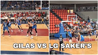 TUNE UP GAME GILAS vs LG SAKERS 1ST HALF [upl. by Akimad347]