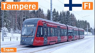 TAMPERE TRAMS Tampereen raitioliikenne 2023 4K [upl. by Ettezoj244]