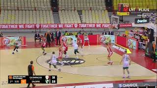 202223 Euroleague R2 Olympiacos  Žalgiris Full Highlights [upl. by Collete]