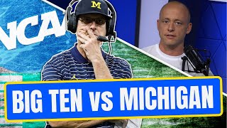 Josh Pate On Michigan Investigation  Big Ten Coaches IRATE Late Kick Cut [upl. by Aenet4]