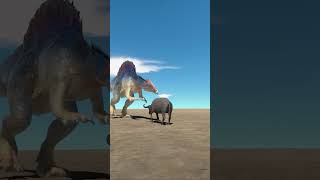 Roar of the Ancient Predator Spinosaurus Engages in Combat with a Buffalo [upl. by Weinberg]