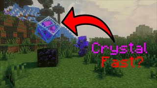 How to CRYSTAL FAST in Minecraft CPVP [upl. by Roth]