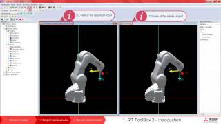 Robot Melfa programming – Lesson 12 Project tree overview [upl. by Divadnoj]