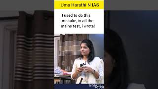 How i rectified my mistake Uma Harathi N IAS upsc ias ips lbsnaa iasmotivation ifs irs [upl. by Aicrag]