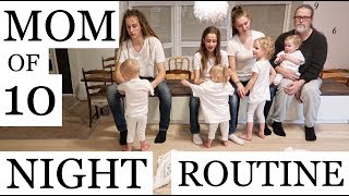 MOM OF 10  FAMILY NIGHT ROUTINE PART 22 [upl. by Salomie]