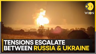 RussiaUkraine war Ukraine strikes ammo depots in Russia  WION [upl. by Eihtak]