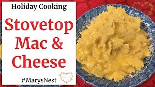 Stovetop Mac and Cheese Recipe with Easy One Step Cheese Sauce [upl. by Ajdan432]