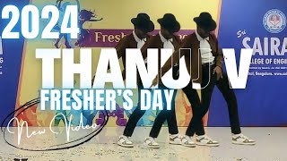 Freshers day 2024 Dance video  Thanuj V Dance performance [upl. by Widera]