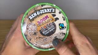 Ben Jerrys Boom Chocolatta CORE vegan Review [upl. by Yahs]