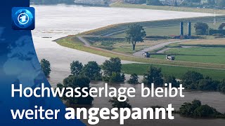 Hochwasser in Süddeutschland Lage bleibt angespannt [upl. by Anyrak]