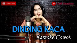 DINDING KACA  Karaoke cowok duet dangdut koplo [upl. by Lucila]