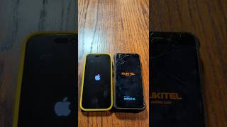 Iphone 16 pro vs Oukitel WP5 boot test shorts youtube tech [upl. by Starbuck31]