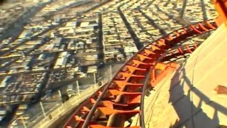 POV of High Roller  Stratosphere  60fps  Feb 2003 [upl. by Isayg]