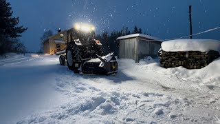 Jopas oli lunta tullu🌨️❄️🚜 [upl. by Osy]