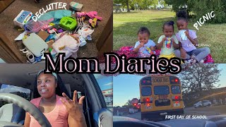 Mom Diaries EP 02 ♡ DECLUTTER  Walmart grocery haul school prep  Mom Rant amp more [upl. by Auof576]