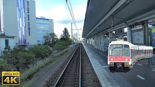 4K Cabride RER B MassyPalaiseau  Aéroport Roissy CDG 1 [upl. by Sutsugua481]