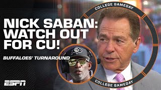 I LEARNED MY LESSON 😆 Nick Saban admits Colorado has turned it around  College GameDay [upl. by Fatimah]