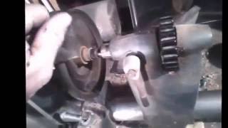 Antique Sewing Machine Handwheel Refinishing [upl. by Aicrop]