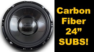 Stereo Integrity Now Offering CARBON FIBER 24quot Subs [upl. by Nylsej]