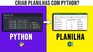 Como Automatizar Planilha Excel com Python FÁCIL Openpyxl [upl. by Direj]